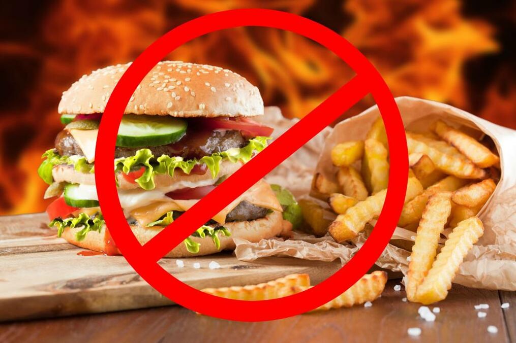 ungesundes Essen für die Potenz