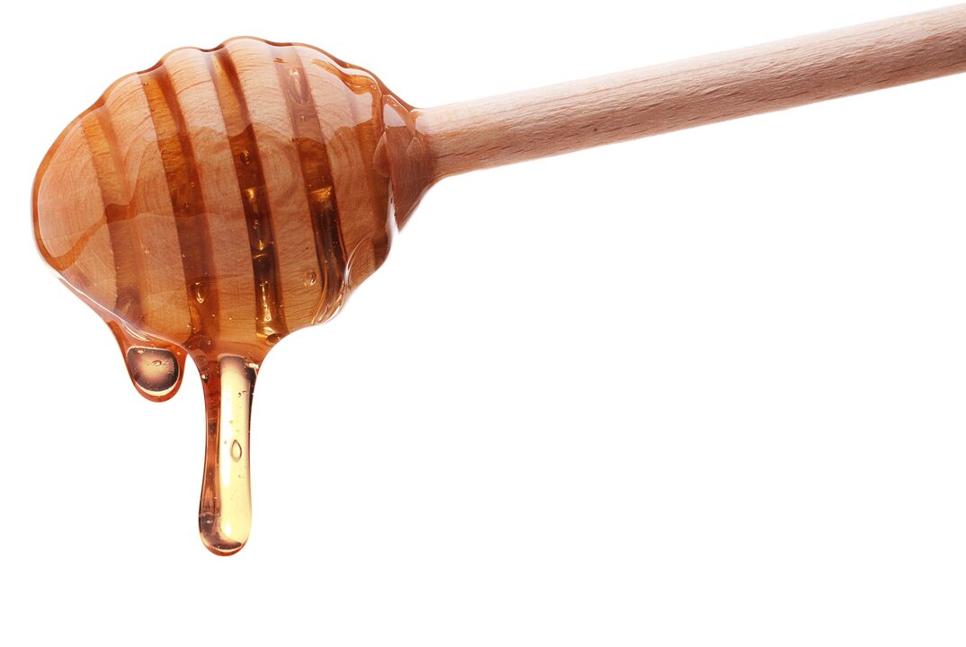 Honig symbolisiert männliche Schmierung, wenn er erregt ist