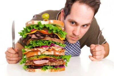 Ein gesteigerter Appetit ist eine mögliche Nebenwirkung einer Hormontherapie