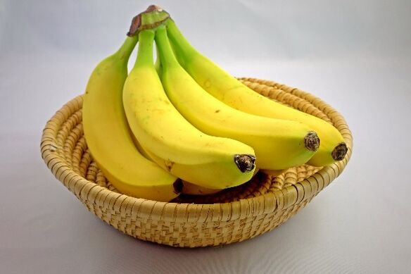 Bananen zur Steigerung der Potenz von Männern